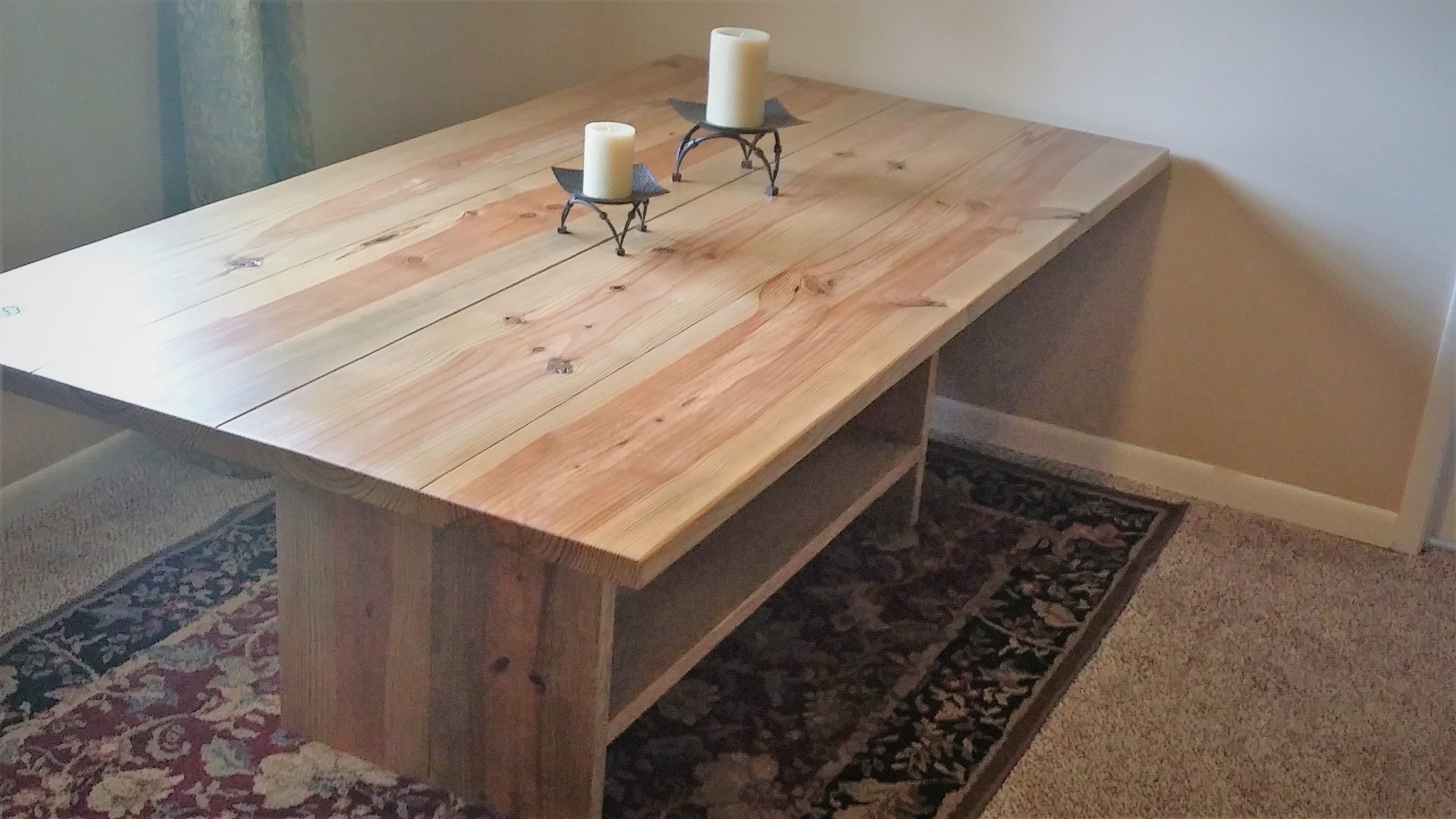 Jesus Tables Rustic Trestle Farm Table