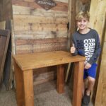 Brock makes a kids desk