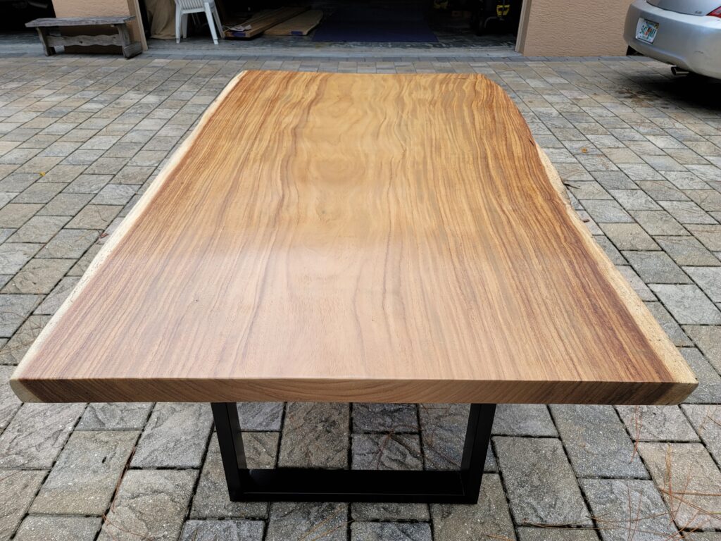 Extra Wide Live Edge Dining Table