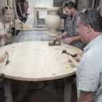 farm table distressing party