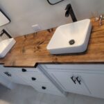 wood sink vanity top